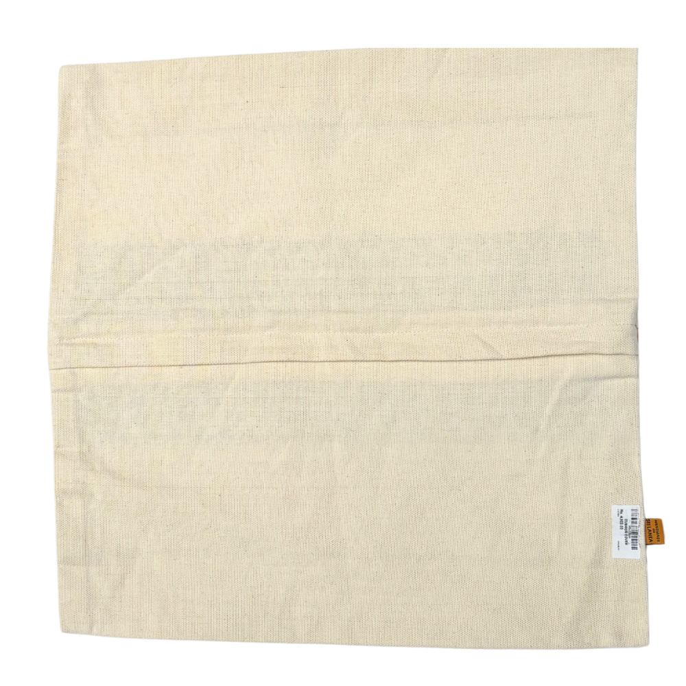 Yellow Pattern Dumbara Cushion Cover| 18 x 18 Inches