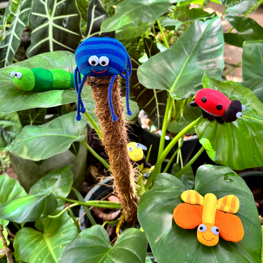 Garden Play Bag - Educational Handloom Stuffed Insect Toy Set
