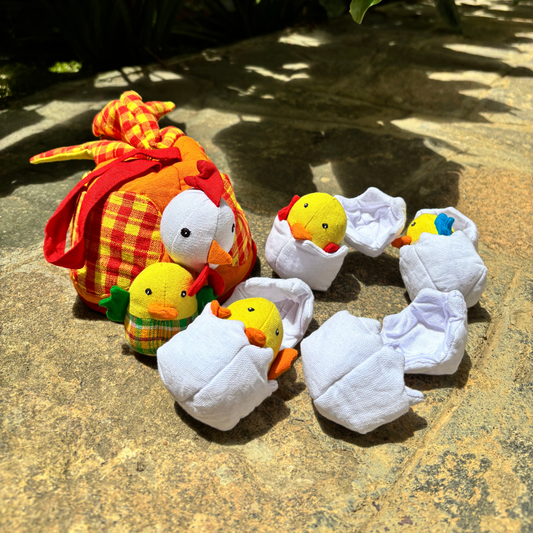 Handloom Mother Hen Play House - Education Toy