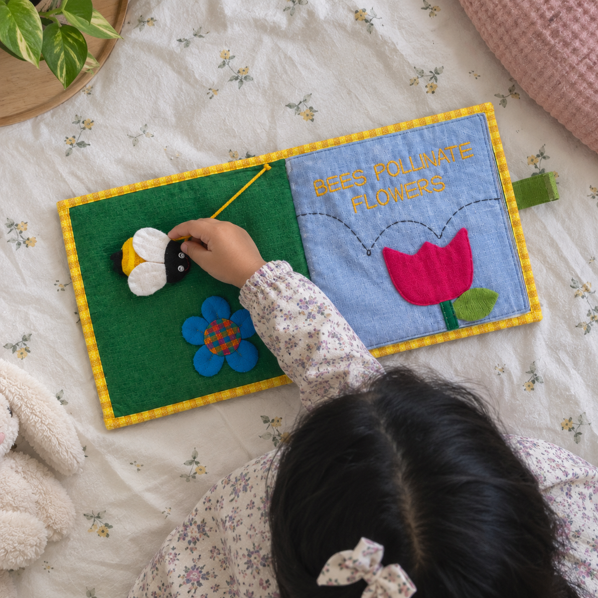 Save The Bee Play Book | Handloom Educational Toy