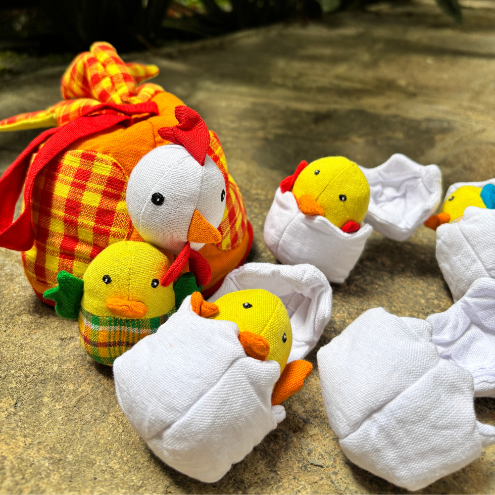 Handloom Mother Hen Play House - Education Toy