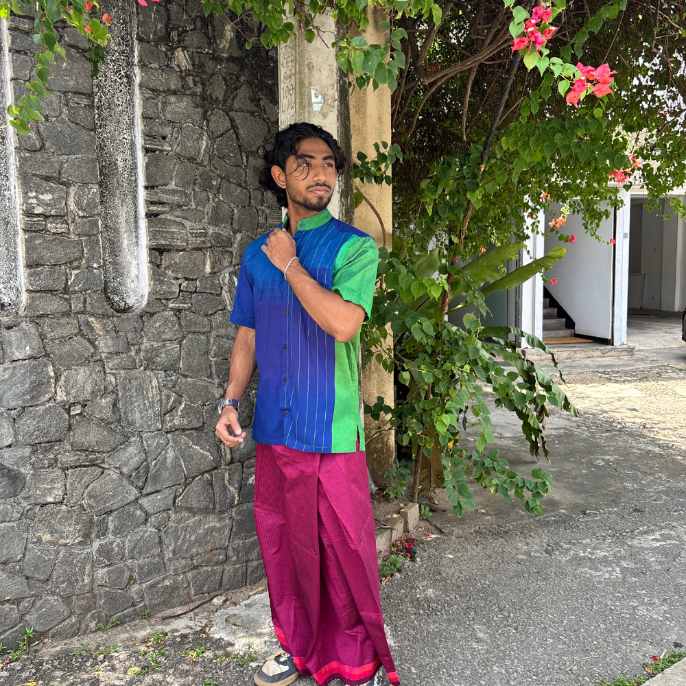 Pink Cotton Handloom Sarong | Youth Size | Ages 8–11