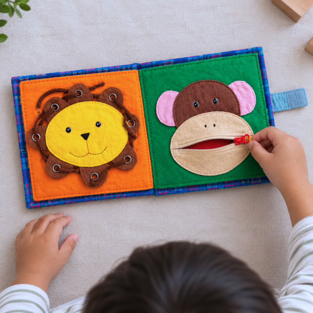 Animals Teach Me Play Book | Educational Toy