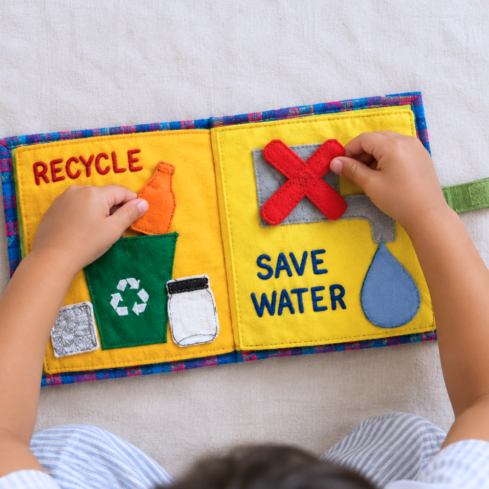 Save The Earth Play Book | Handloom Educational Toy