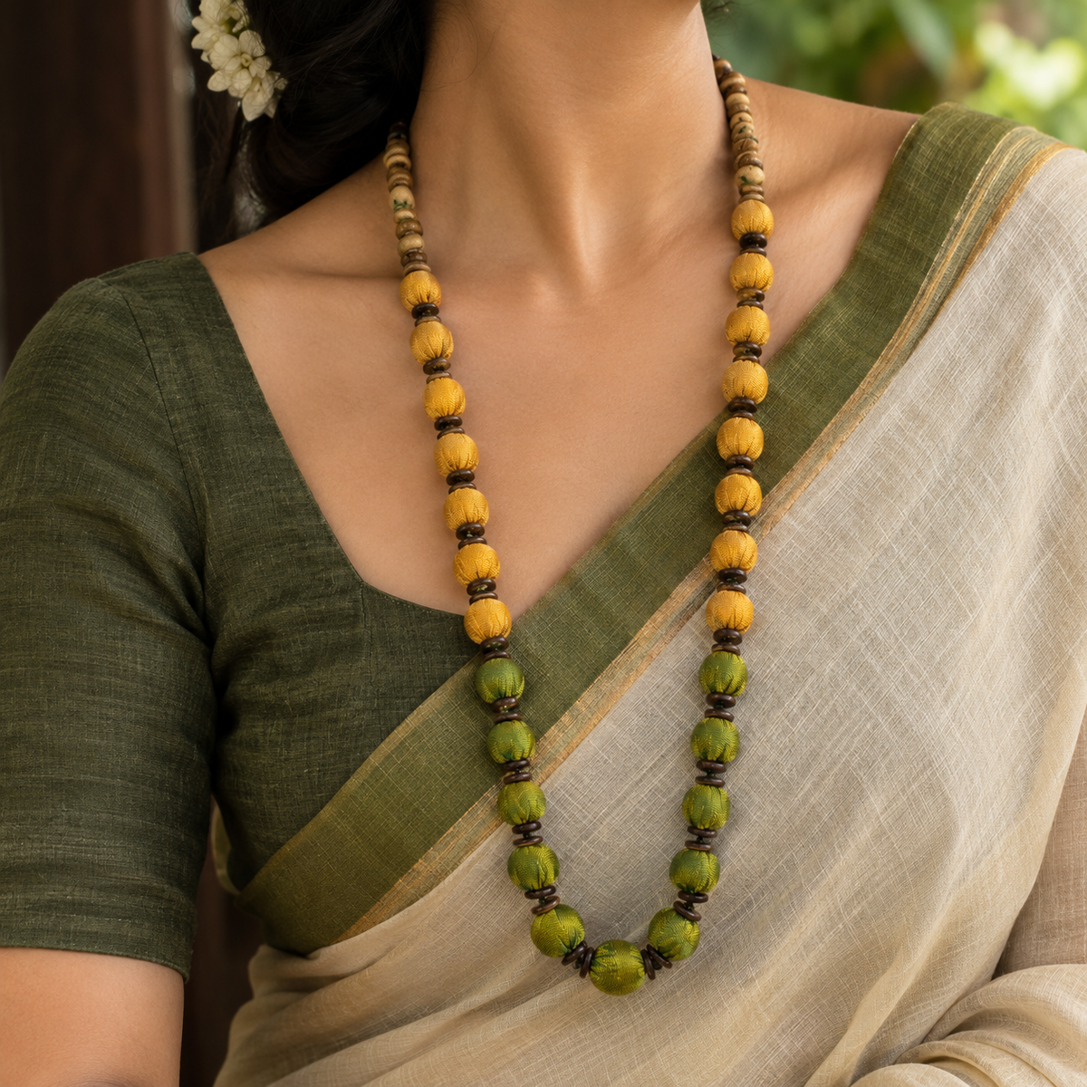 Green & Yellow Necklace