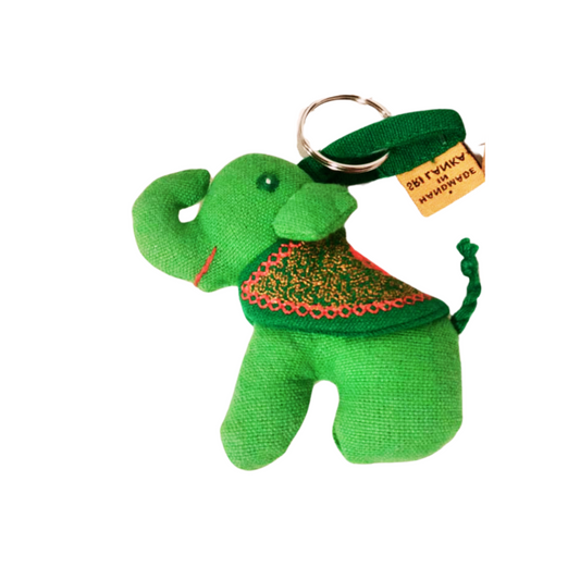Green Super Eli  Key Tag