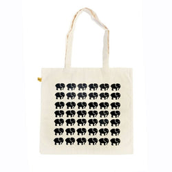 Tote Bag - Elephant Print